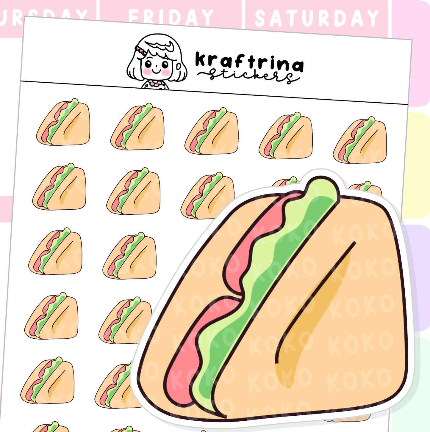 ICONS - BREAKFAST SANDWICH